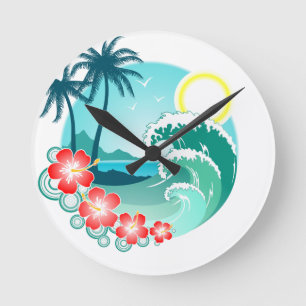 Hawaiian Island 2 Ronde Klok