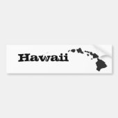 Hawaiian Island Chain, Hawaii Bumpersticker (Voorkant)