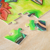 Hawaiian Island Honolulu Home Kleurrijk Legpuzzel (Zijkant)