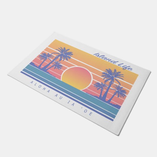 Hawaiian Island Life Deuren Mat (Schuin)