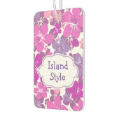 Hawaiian Island stijl Hibiscus bloemmotief Luchtverfrisser (Links)