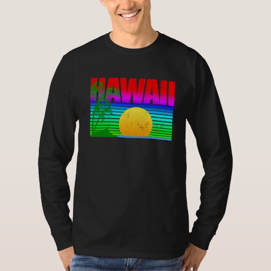 Hawaiian Islands Aloha State T-shirt (Voorkant)