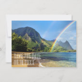 Hawaiian Islands Destination Wedding Save the Date (Voorkant)