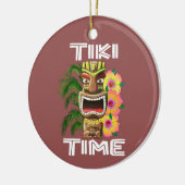 Hawaiian Islands Tiki Statue Keramisch Ornament (Links)