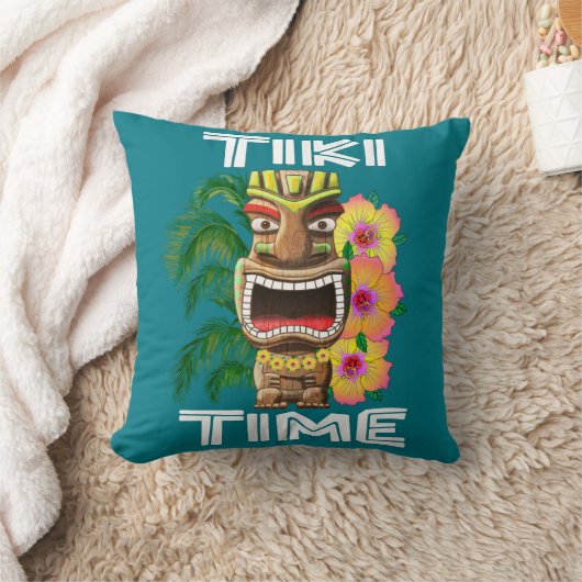 Hawaiian Islands Tiki Statue Kussen (Deken)