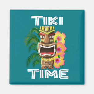 Hawaiian Islands Tiki Statue Magneet