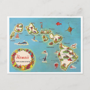  Hawaiian-kaart Briefkaart