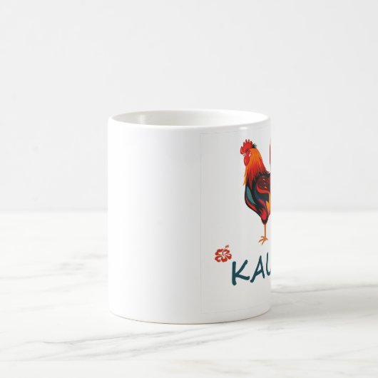 Hawaiian Kauai Wild Rooster Koffiemok (Center)