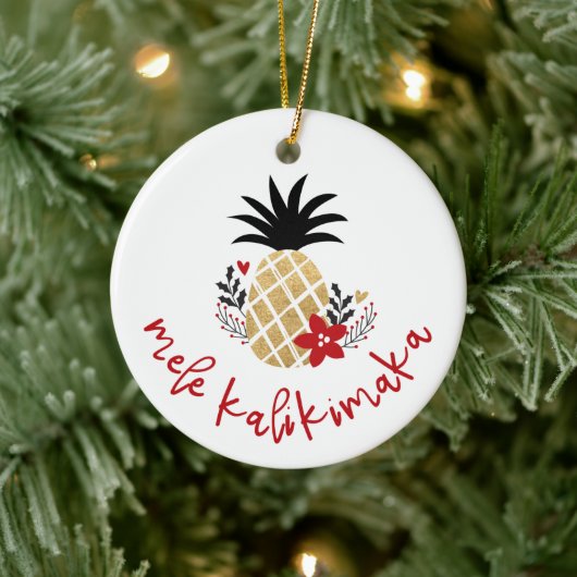 Hawaiian keramische kerstversiering keramisch ornament (Boom)