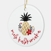 Hawaiian keramische kerstversiering keramisch ornament (Links)