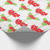 hawaiian kerst heilily cadeaupapier (Hoek)