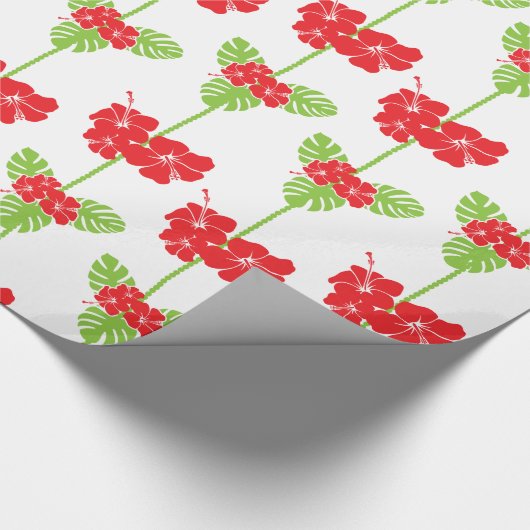 hawaiian kerst heilily cadeaupapier (Hoek)