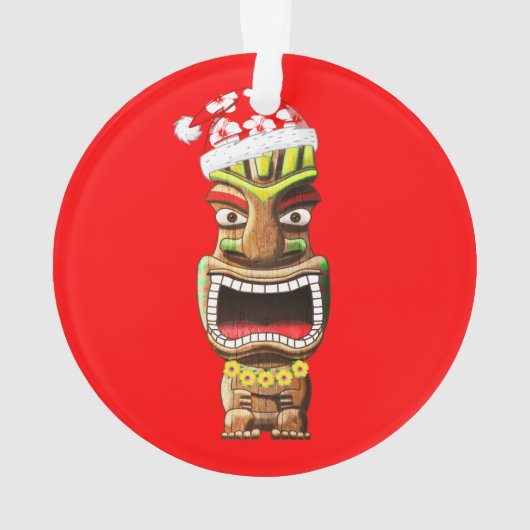 Hawaiian Kerstkerstkerstkerstkerstkerstkerstkersti Ornament (achterkant)