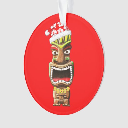 Hawaiian Kerstkerstkerstkerstkerstkerstkerstkersti Ornament (voorkant)