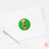 Hawaiian Kerstkerstkerstkerstkerstkerstkerstkersti Ronde Sticker (Envelop)