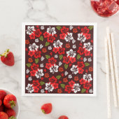 Hawaiian Kerstmis Hibiscus Napkin Servet (Insitu)