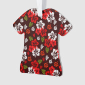 Hawaiian Kerstmis Hibiscus Ornament (voorkant)