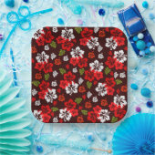 Hawaiian Kerstmis Hibiscus Paper Bord (Feest)