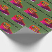 Hawaiian Kerstmis Mele Kalikimaka Cadeaupapier (Hoek)