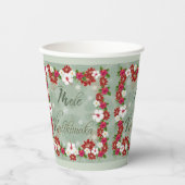Hawaiian Kerstmis Mele Kalikimaka Paper Cup Papieren Bekers (Voorkant)