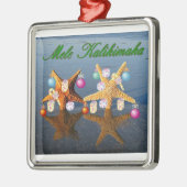 Hawaiian kerstversier metalen ornament (Links)