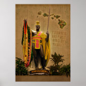 Hawaiian King Kamehameha I. Poster (Voorkant)