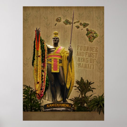 Hawaiian King Kamehameha I. Poster (Voorkant)