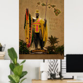 Hawaiian King Kamehameha I. Poster (Thuiskantoor)