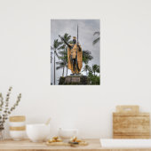 HAWAIIAN KING KAMEHAMEHA POSTER (Keuken)