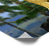 Hawaiian King Kamehameha Statue, Side Uitzicht Poster (Hoek)