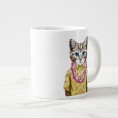 Hawaiian Kitty Cat Grote Koffiekop (Voorkant rechts)