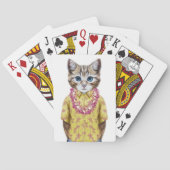 Hawaiian Kitty Cat Pokerkaarten (Achterkant)
