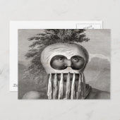 Hawaiian Koa Warrior Briefkaart (Voorkant / Achterkant)