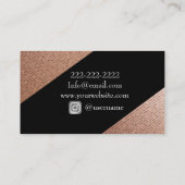 Hawaiian Lady en gouden schoonheid Visitekaartje (Achterkant)