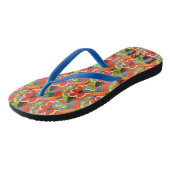 Hawaiian Leaves, MAtisse Style Teenslippers (Schuin)