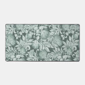 Hawaiian Lehua en Kukui in Seafoam Green Bureaumat (Voorkant)