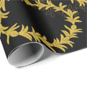 Hawaiian Lei Flower Garland Wedding Cadeaupapier (Rol Hoek)