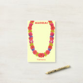 Hawaiian Lei Post-it Notes (Op bureau)