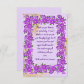 Hawaiian Lei Wedding Hartelijk dank Bedankkaart (Voorkant / Achterkant)