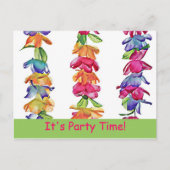 Hawaiian Leis op Briefkaart - PartyTime! (Voorkant)