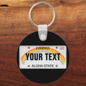 () Hawaiian Licence Bord Sleutelhanger (Voorkant)