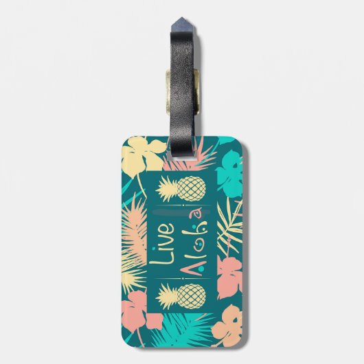 Hawaiian Life Aloha Bagagelabel (Achterkant verticaal)
