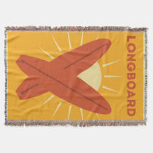 Hawaiian Longboard Surfboard Retro