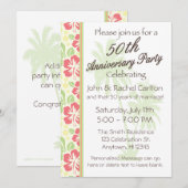Hawaiian Luau 50ste Jubileum Kaart (Voorkant / Achterkant)