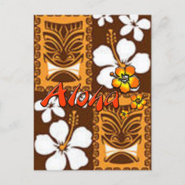 Hawaiian Luau Aankondigingskaart