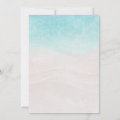 Hawaiian Luau Aloha Pineapple Baby shower Kaart (Achterkant)