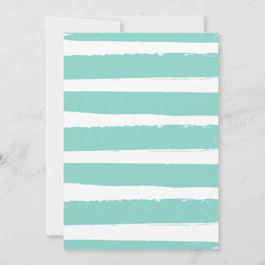 Hawaiian Luau Birthday Partij Tropisch Birthday Kaart (Achterkant)