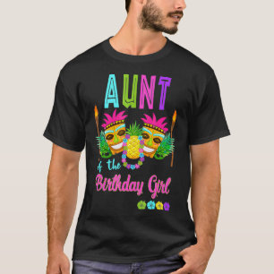 Hawaiian Luau Birthday Party Matching Tiki Outfit T-shirt