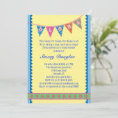 Hawaiian Luau Bridal Shower Kaart (Staand voorkant)