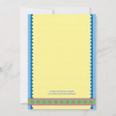 Hawaiian Luau Bridal Shower Kaart (Achterkant)